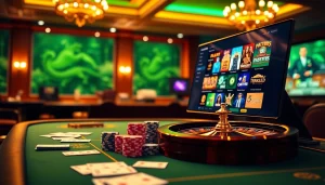 i5bet casino table displaying poker chips and roulette wheel for an exciting gambling experience