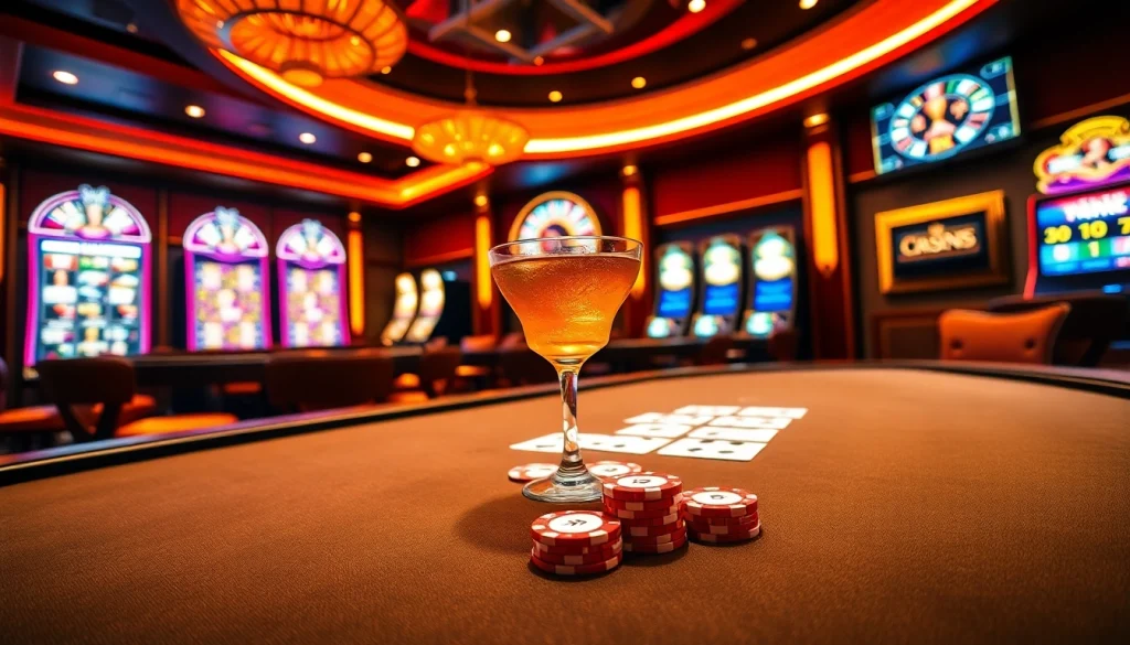 Experience high-stakes action at https://www.6rwin55.com/ with exciting poker chips and an inviting casino atmosphere.