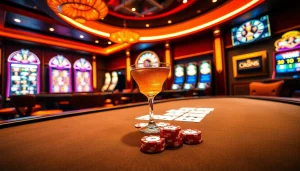 Experience high-stakes action at https://www.6rwin55.com/ with exciting poker chips and an inviting casino atmosphere.