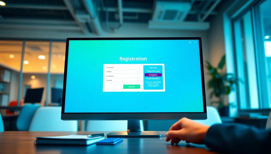 1win qeydiyyat prosesi üçün müasir dizayn nümayiş etdirən görüntü.