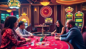 K9K9 game action at a vibrant casino table with colorful chips and roulette wheel.