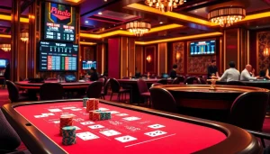 Experience the thrill of high-stakes gambling at ev88vip's casino tables filled with poker action.