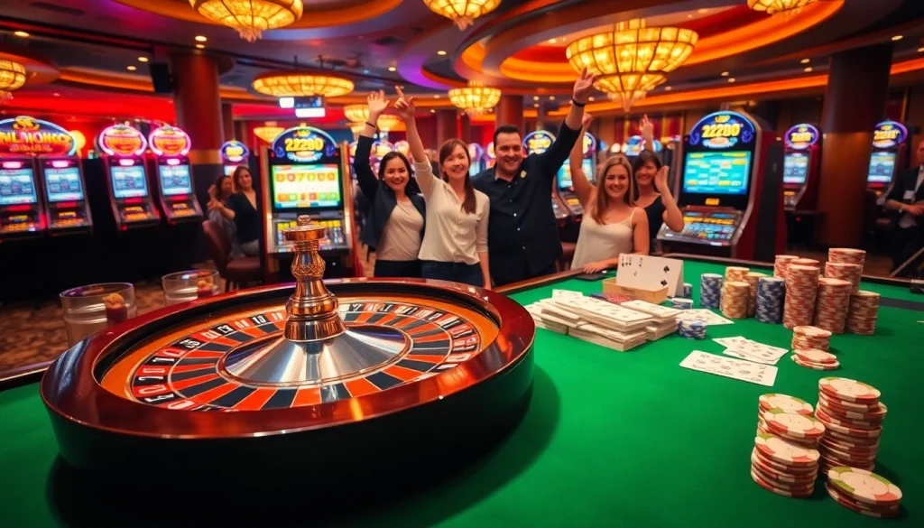 Experience the thrill of winning at 222BD Casino with exciting games and vibrant atmosphere.