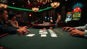 Experience the thrill of casino gaming with Link vào s8 at a luxurious poker table.