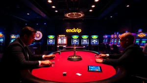 Experience high-stakes action at a professional rikvip poker table, where strategy and excitement collide.