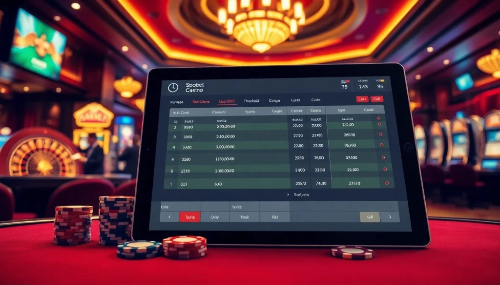 Experience the sbobet login process while enjoying a vibrant casino atmosphere with dynamic sports betting.