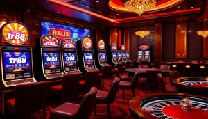 tr88 slot machines in a luxurious online casino gaming environment