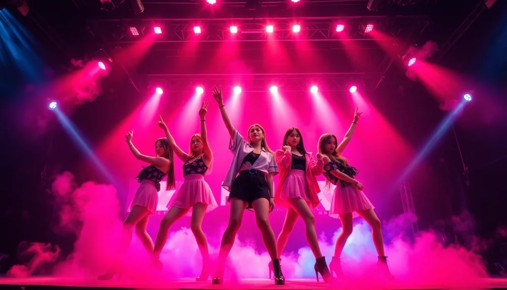 BLACKPINK news highlights the group's electrifying stage presence with vibrant concert performance.