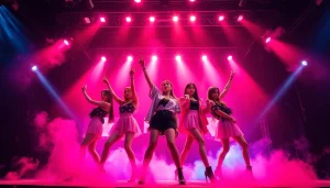 BLACKPINK news highlights the group's electrifying stage presence with vibrant concert performance.