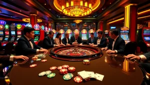 Join the excitement at MM88 PRESS as players engage around a lively roulette table.