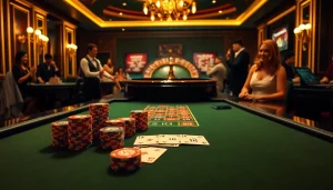 Players engaged in high-stakes poker at the luxurious casino, reflecting the hidden wiki.