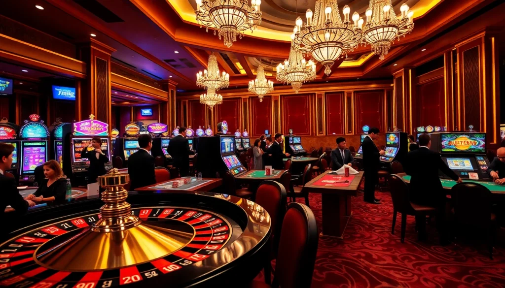 Engage with thrilling games at https://789paka.com, showcasing poker tables and vibrant slot machines.