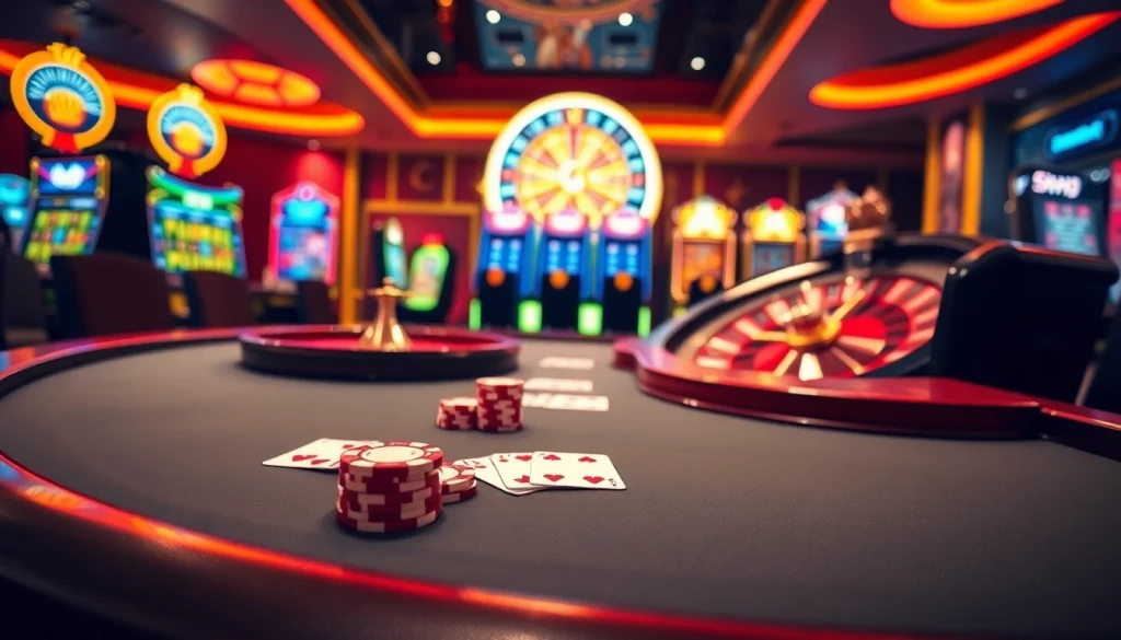 Experience the thrill of online gaming with rikvip's vibrant casino visuals.
