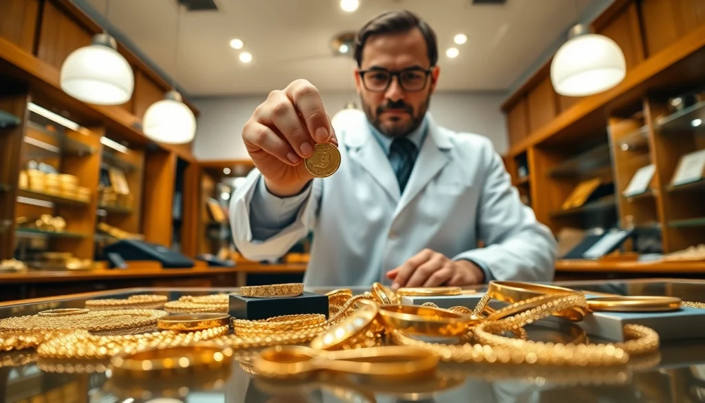 Valuta e acquisto oro con esperti in negozio compro oro