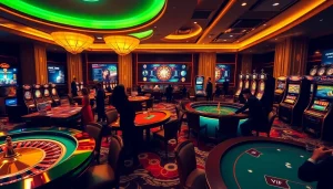 Experience the excitement of online gambling with OKWIN.BLOG's vibrant casino interface showcasing games.