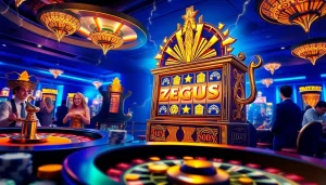 Mainkan Slot Zeus di kasino mewah, merasakan sensasi tema petir.