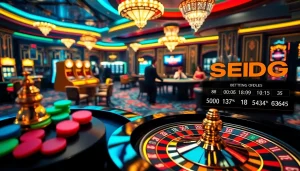 Gamblers enjoy luxury casino experience at SODO with roulette, poker, and vibrant games.