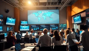 Capture a collaborative newsroom vibe at https://www.thedailynewsonline.com with diverse journalists engaging in lively discussions.