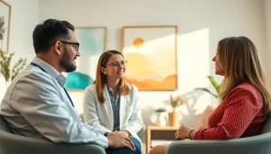 Consultation with an affordable psychiatrist in dubai in a calming clinic setting.