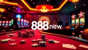 Experience the thrill of gaming with 888 new slots and casino tables in a vibrant atmosphere.