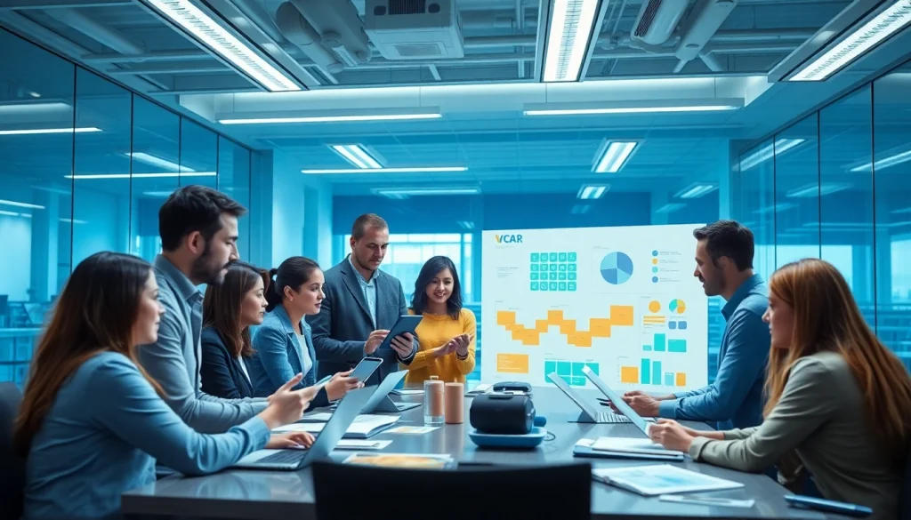 VCA Kopen trainingssessie in een professioneel kantoor, met veiligheidseducatiematerialen.