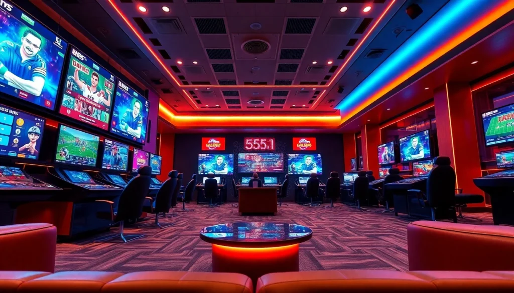 Interactive gaming interface showcasing 555win đăng nhập for online betting.