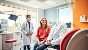 Consultation with a Teenage orthodontist Hawthorn in a welcoming clinic.