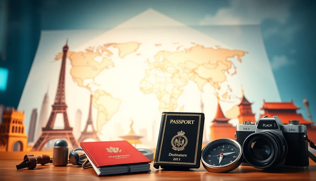 Experience the vibrant Round the world destinations highlighted on a global map.