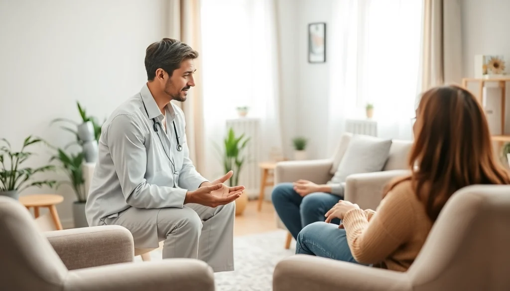 Addressing psychiatric disorders india in a supportive therapy session.