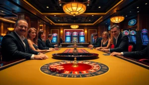 KJC offers players an exciting casino experience with luxurious gaming tables and vibrant slot machines.