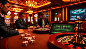 Experienced players enjoying a thrilling game at BL555 casino.